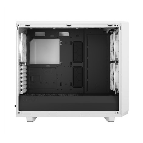 Fractal Design | Meshify 2 Lite TG Clear | Side window | White | E-ATX | Power supply included No | ATX - 9